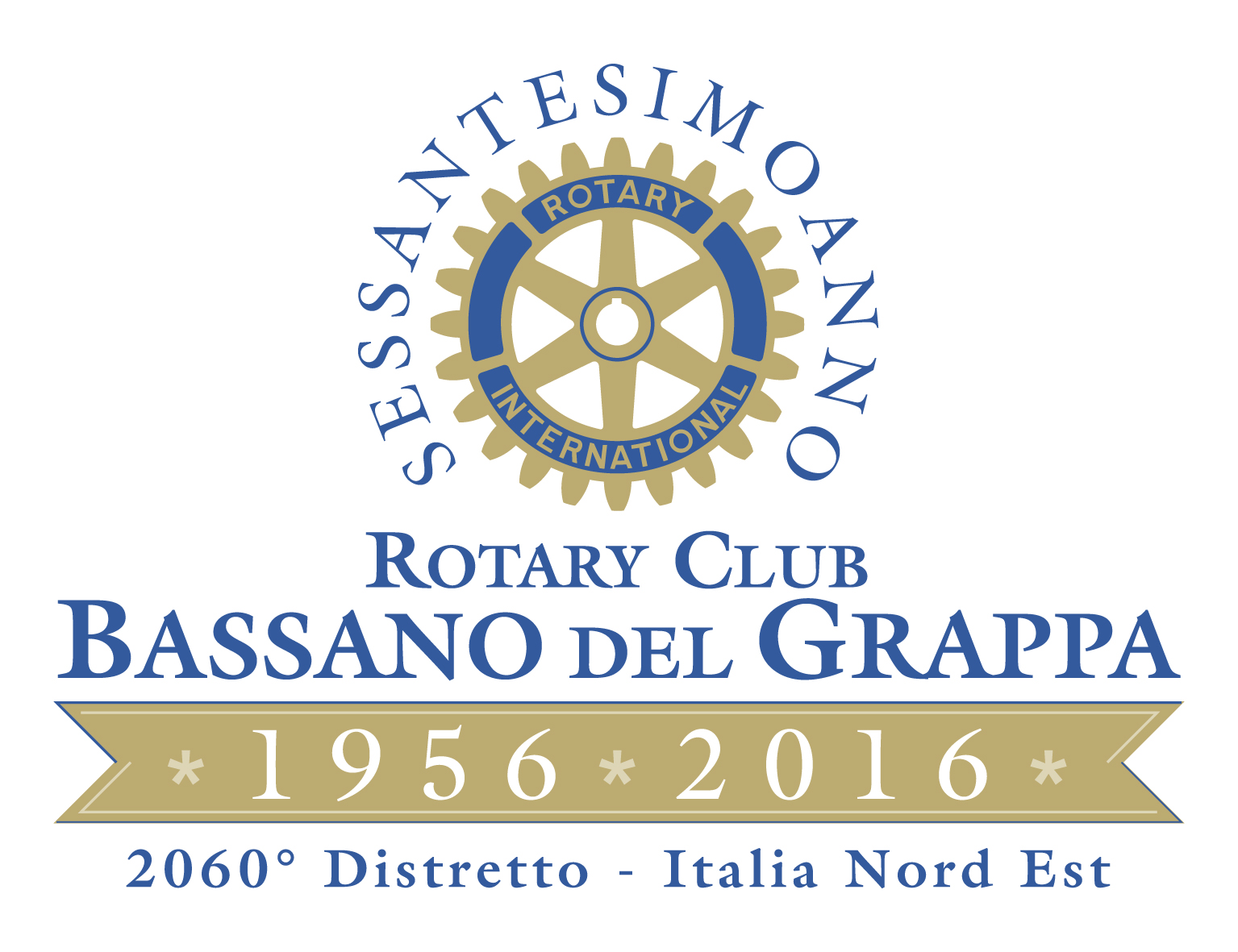 Logo 60anni ROTARY BASSANO copia